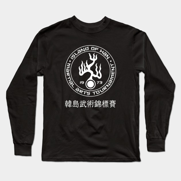 Mod.15 Enter the Dragon Han's Island Long Sleeve T-Shirt by parashop